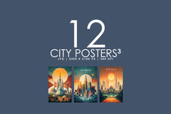 City Posters 03 - Wall Art - CraftNest - Digital Crafting and Art