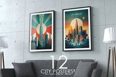 City Posters 03 - Wall Art - CraftNest - Digital Crafting and Art