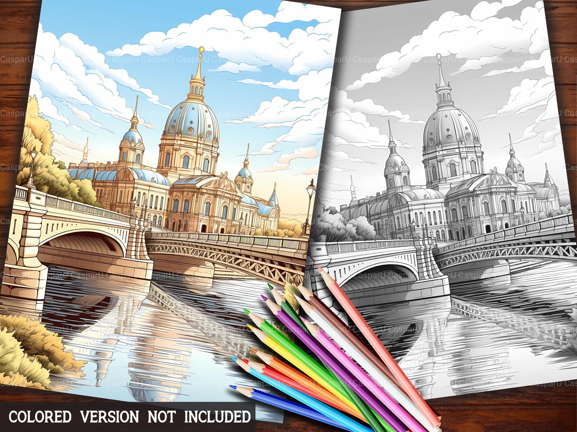 City Travel Coloring Books - CraftNest