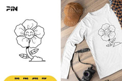 Classic Cartoon Flower SVG Bundle - CraftNest - Digital Crafting and Art