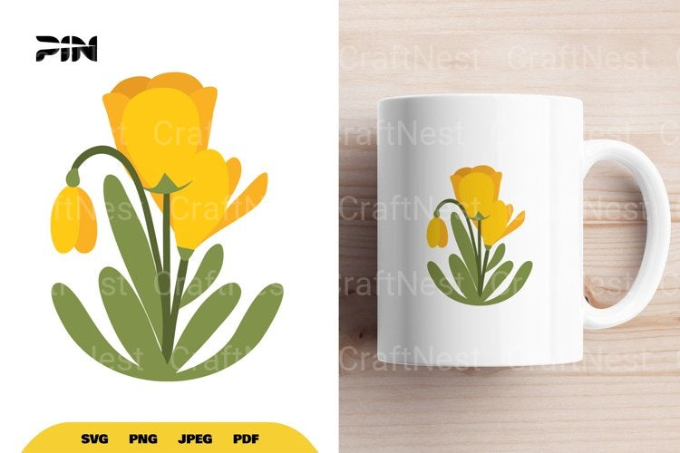 Classic Style Flower SVG Bundle - CraftNest - Digital Crafting and Art