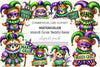 Mardi Gras Boy Clipart Bundle