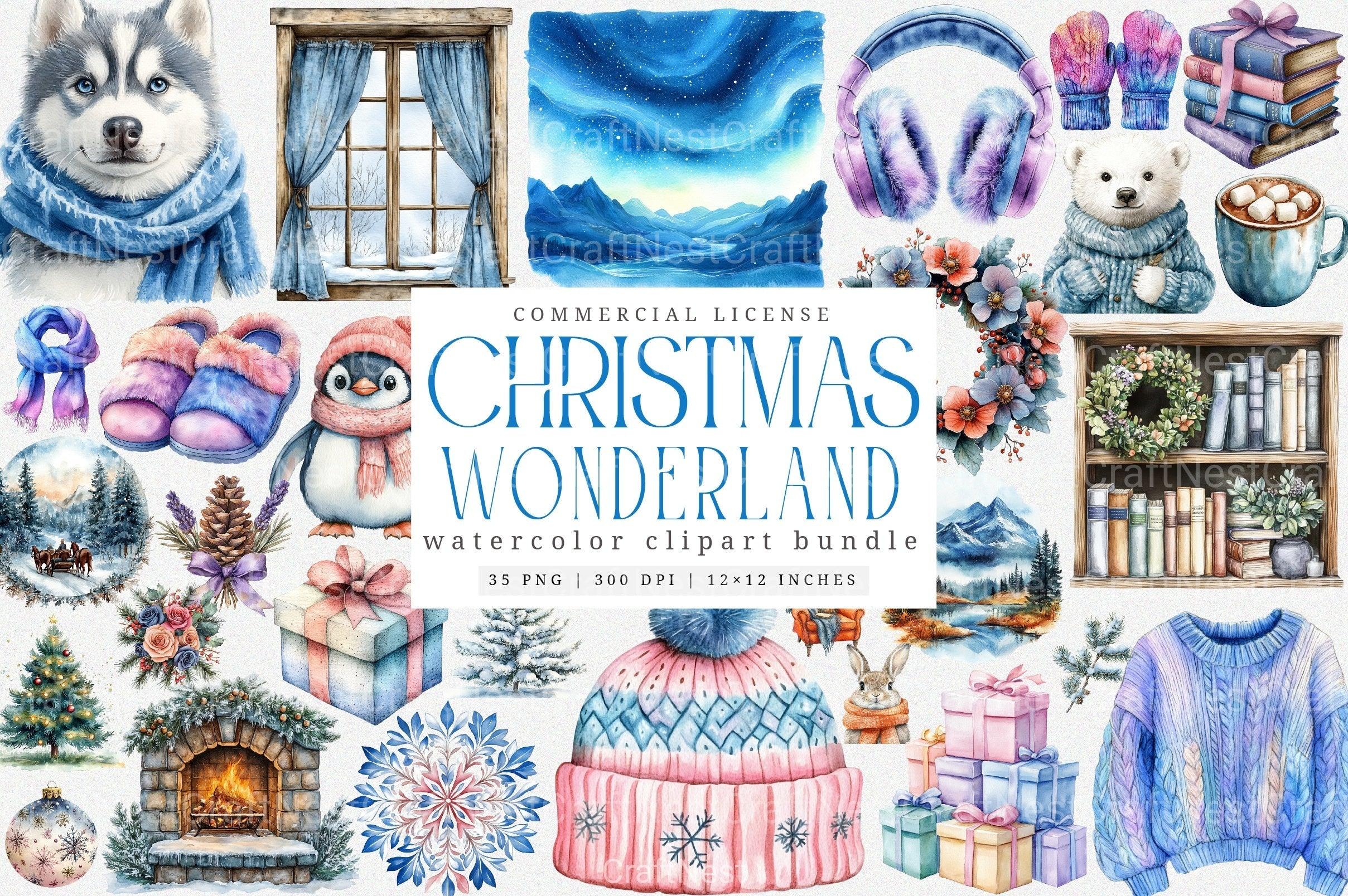 Winter Wonderland Igloo Clipart Bundle - CraftNest - Digital Crafting and Art