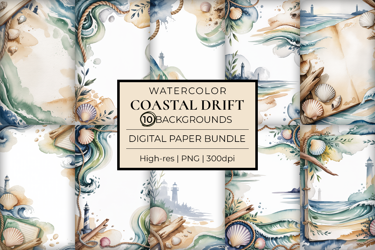 Coastal Drift Junk Journal Papers