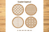 Coaster Lasercut SVG Bundle