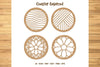 Coaster Lasercut SVG Bundle