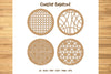 Coaster Lasercut SVG Bundle