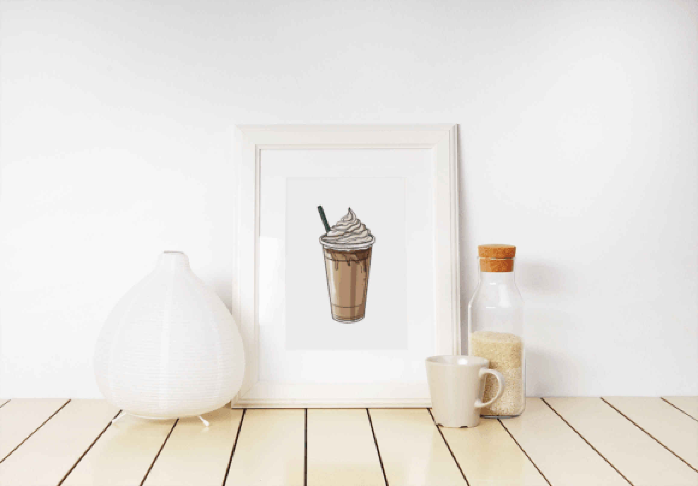 Iced Latte Clipart Bundle