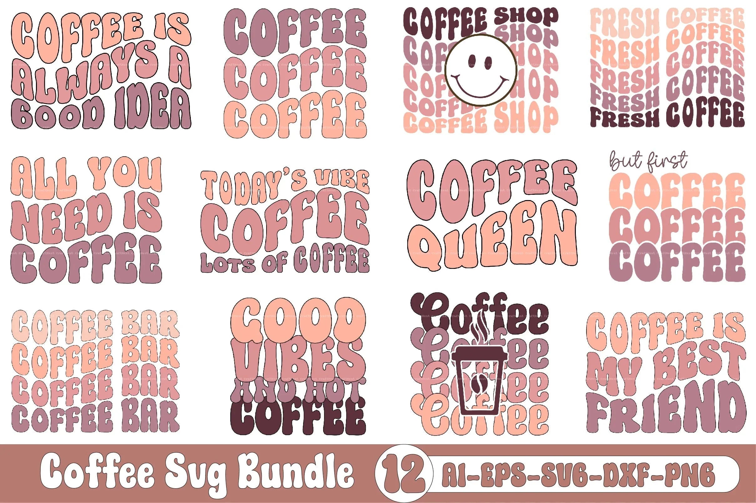 Coffee Design SVG Bundle