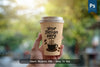 Realistic Coffee Cup Mockup Template