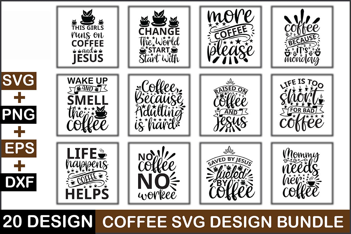 Coffee SVG Bundle