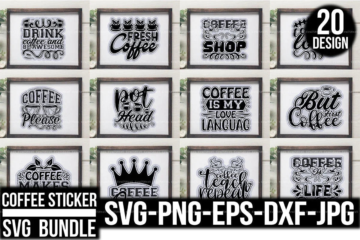Coffee Design SVG Bundle