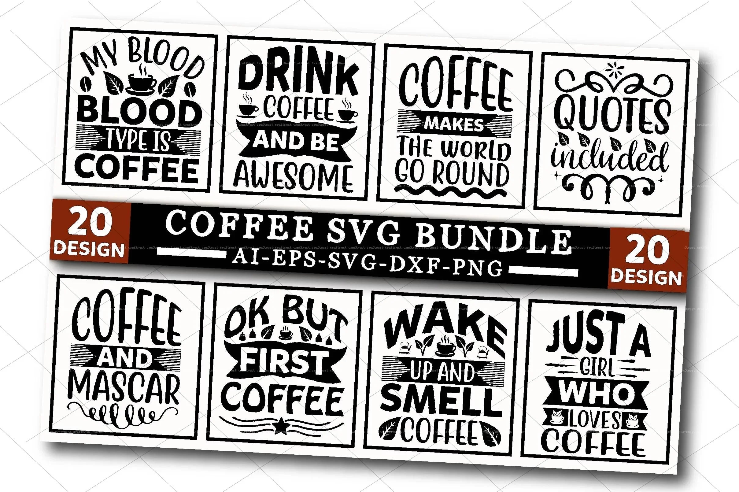 Coffee Design SVG Bundle