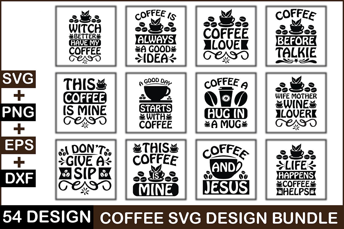 Coffee SVG Bundle 9