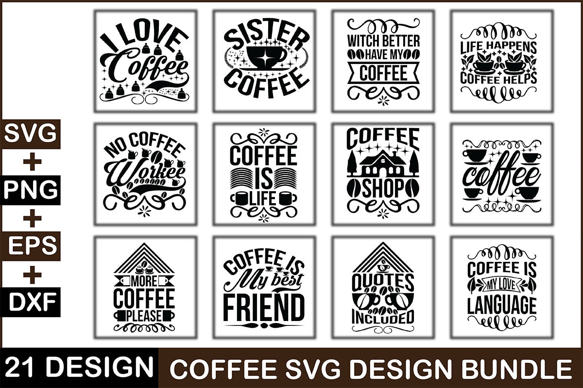 Coffee SVG Bundle 8