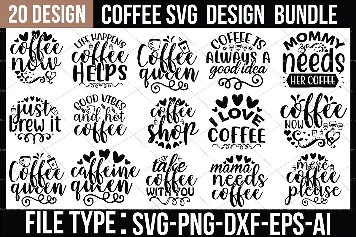 Coffee Design SVG Bundle