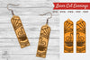 Coffee and Book Laser Cut Earrings SVG Bundle