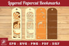 Coffee and Book Papercut Bookmark SVG Bundle