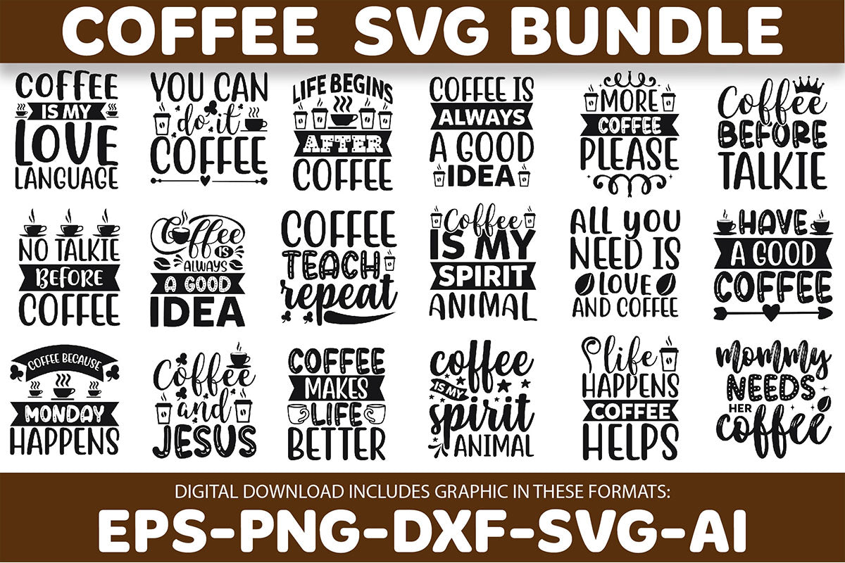 Coffee SVG Bundle 10