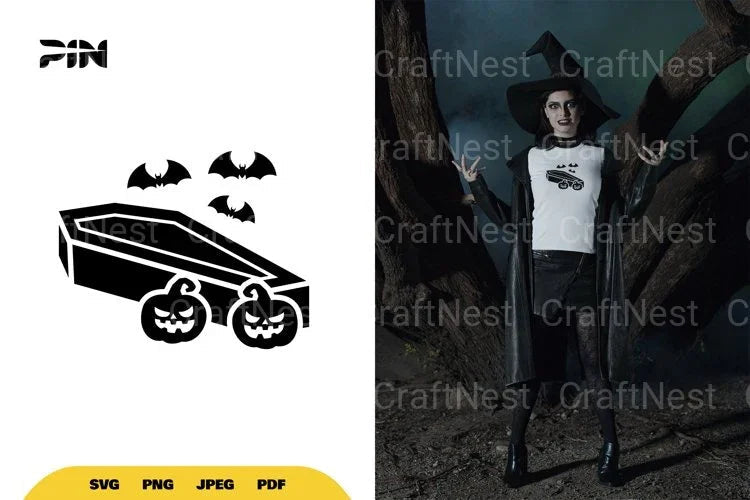 Coffin Halloween SVG Bundle - CraftNest - Digital Crafting and Art
