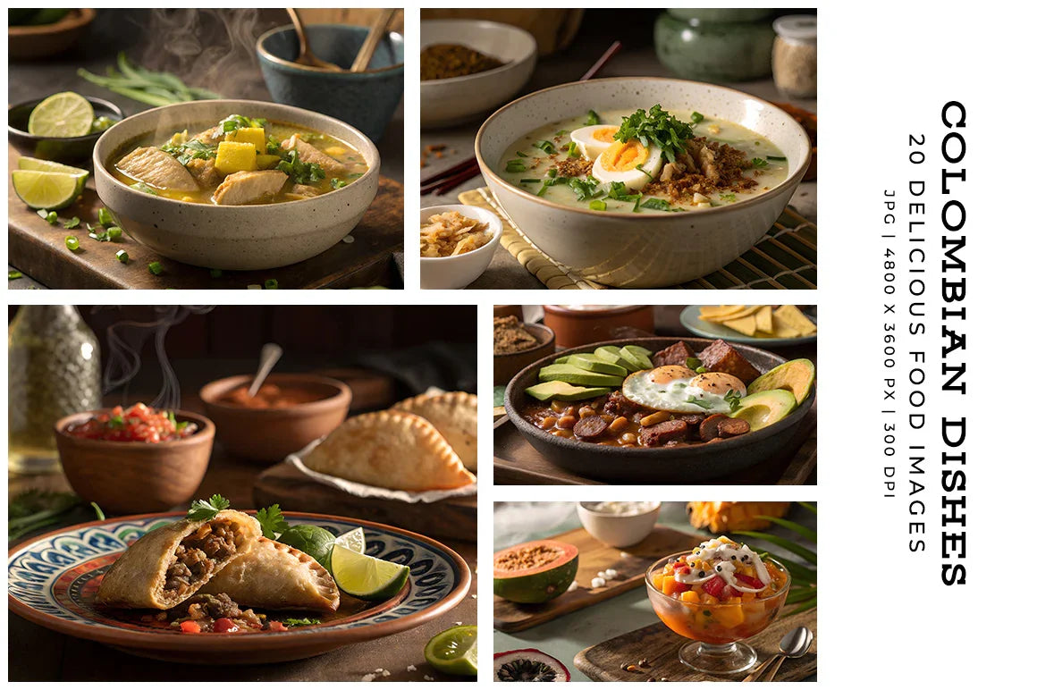 Colombian Dishes - Stock Images - CraftNest - Digital Crafting and Art