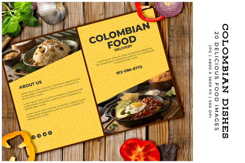 Colombian Dishes - Stock Images - CraftNest - Digital Crafting and Art