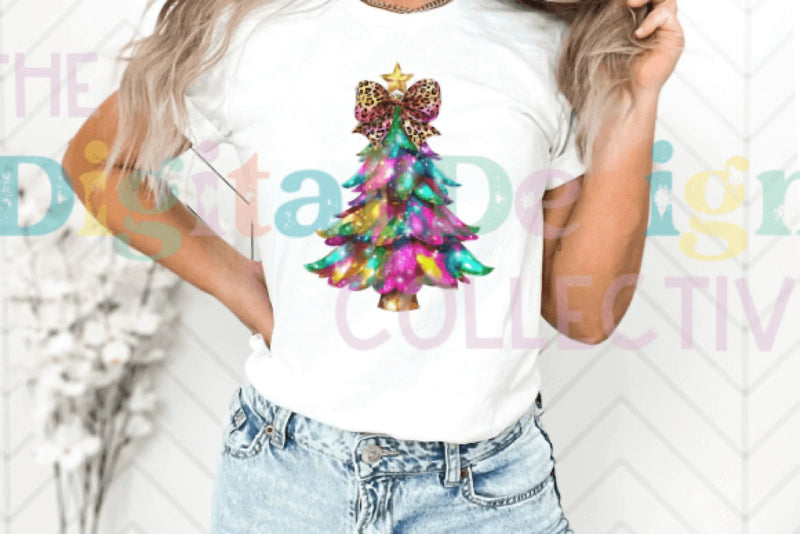 Coquette Glitter Christmas Tree Clipart Bundle - CraftNest - Digital Crafting and Art
