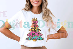 Coquette Glitter Christmas Tree Clipart Bundle - CraftNest - Digital Crafting and Art