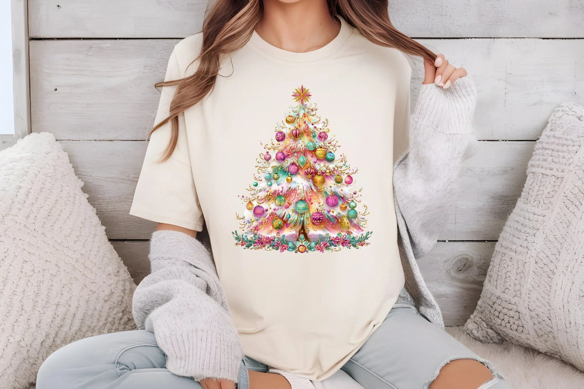 Colorful Christmas Tree Clipart Bundle - CraftNest - Digital Crafting and Art