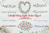 Colorful String Lights Clipart Bundle