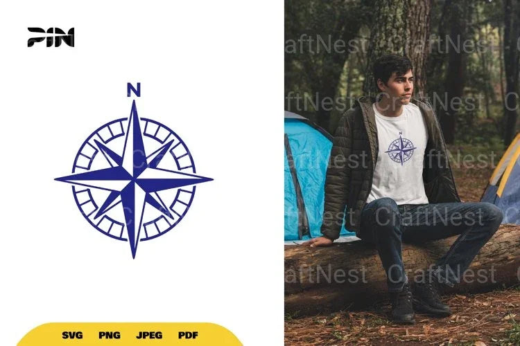 Compass Adventure SVG Bundle - CraftNest - Digital Crafting and Art