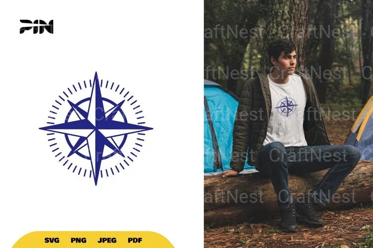 Compass Adventure SVG Bundle - CraftNest - Digital Crafting and Art