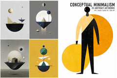 Conceptual Minimalism - Wall Art - CraftNest - Digital Crafting and Art