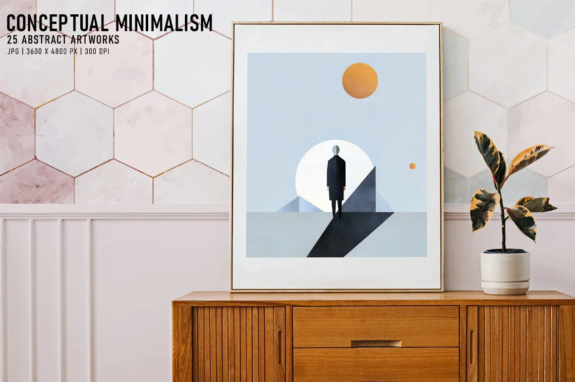 Conceptual Minimalism - Wall Art - CraftNest - Digital Crafting and Art