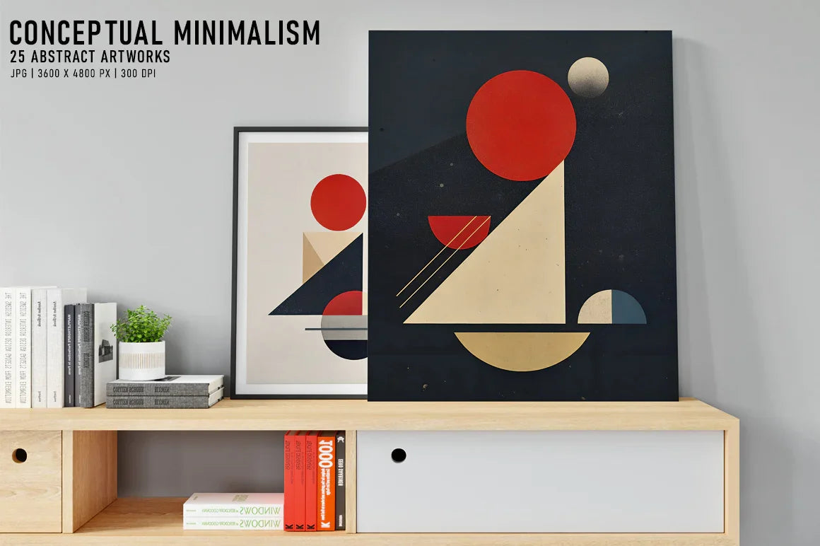 Conceptual Minimalism - Wall Art - CraftNest - Digital Crafting and Art