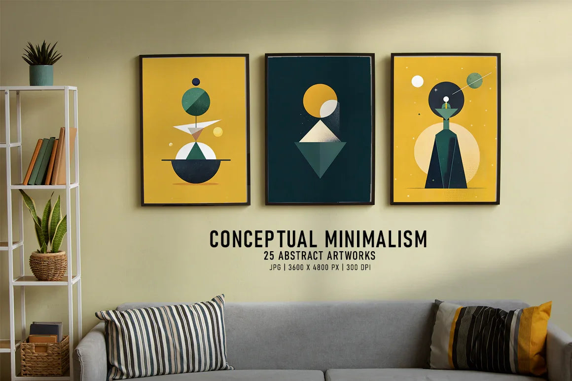 Conceptual Minimalism - Wall Art - CraftNest - Digital Crafting and Art