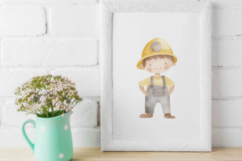 Construction Kids Clipart Bundle - CraftNest - Digital Crafting and Art