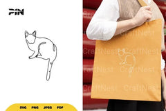 Continuous Line Cat SVG Bundle - CraftNest - Digital Crafting and Art