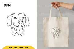 Continuous Line Dog SVG Bundle - CraftNest - Digital Crafting and Art