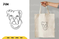 Continuous Line Dog SVG Bundle - CraftNest - Digital Crafting and Art
