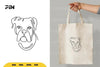 Continuous Line Dog SVG Bundle