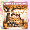 Kawaii Cozy Autumn Couples Coloring Book Bundle