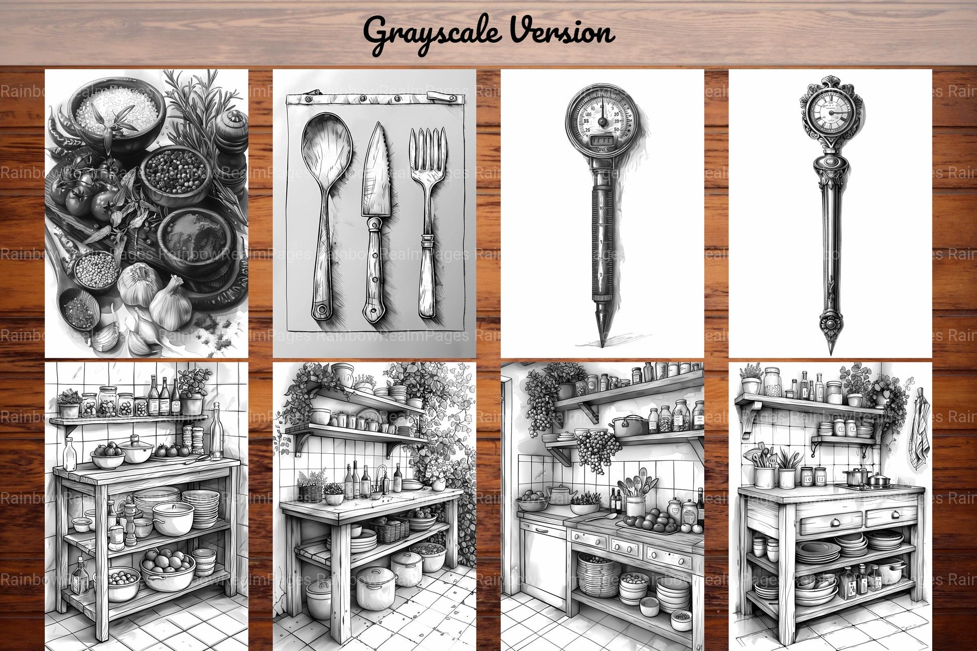 Cooking and Baking Coloring Books - CraftNest - Digital Crafting and Art