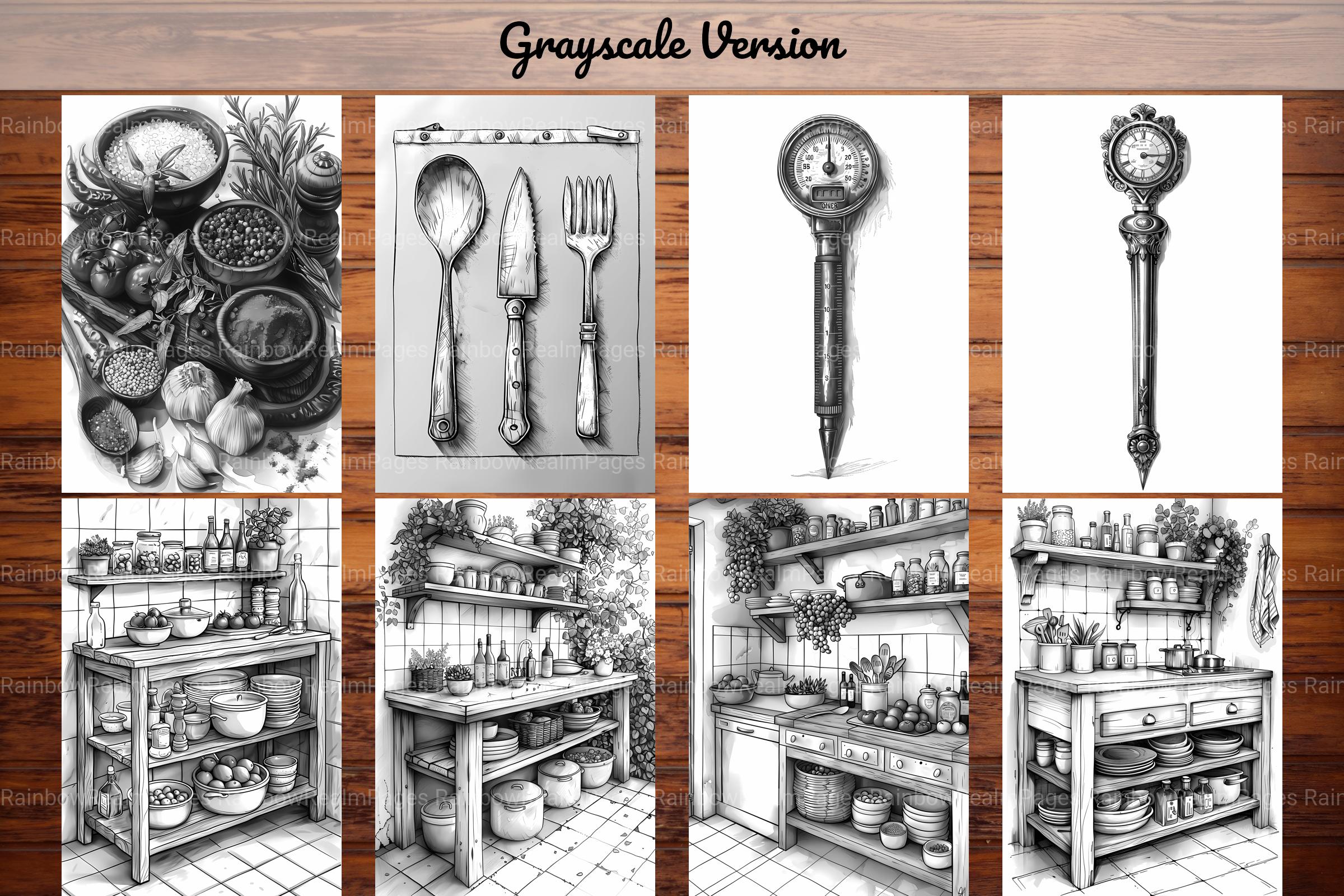 Cooking and Baking Coloring Books - CraftNest - Digital Crafting and Art