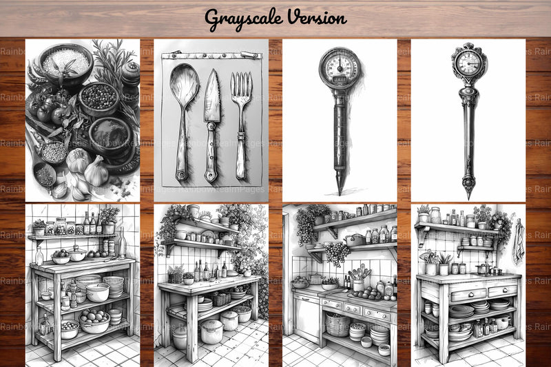 Cooking and Baking Coloring Books - CraftNest - Digital Crafting and Art