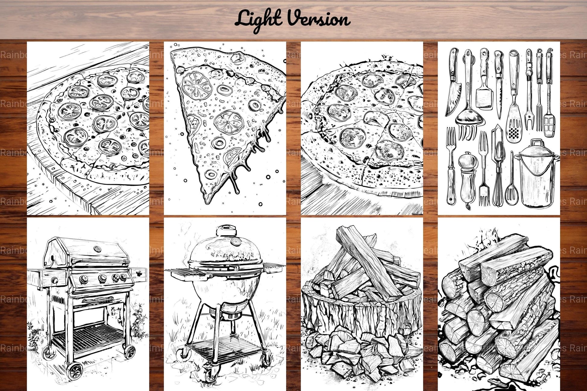 Cooking and Baking Coloring Books - CraftNest - Digital Crafting and Art