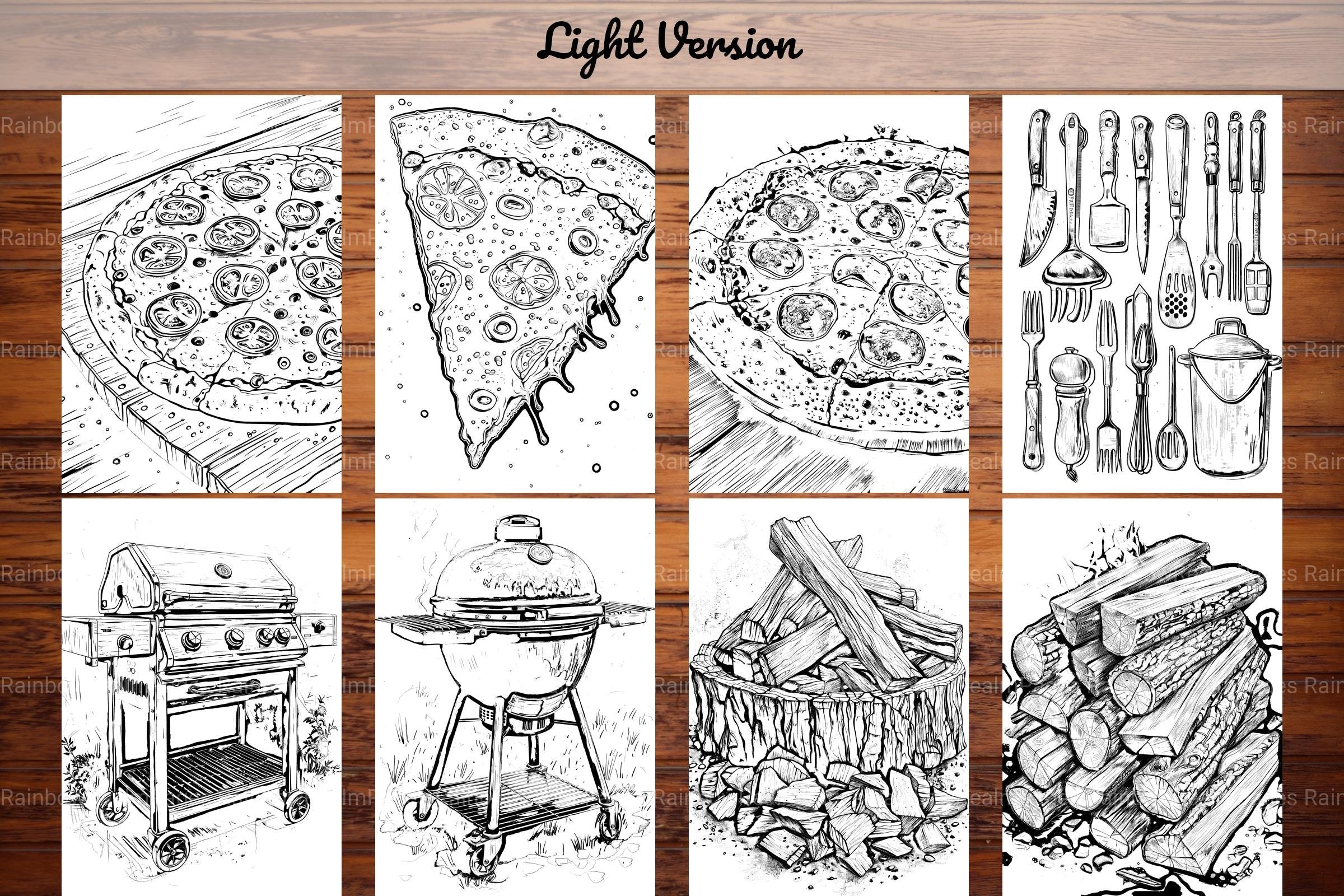 Cooking and Baking Coloring Books - CraftNest - Digital Crafting and Art