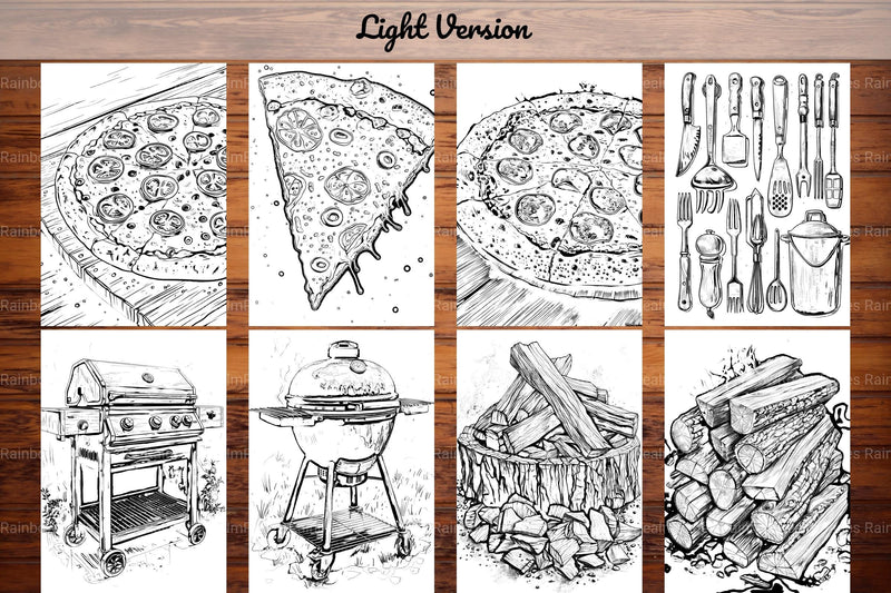 Cooking and Baking Coloring Books - CraftNest - Digital Crafting and Art