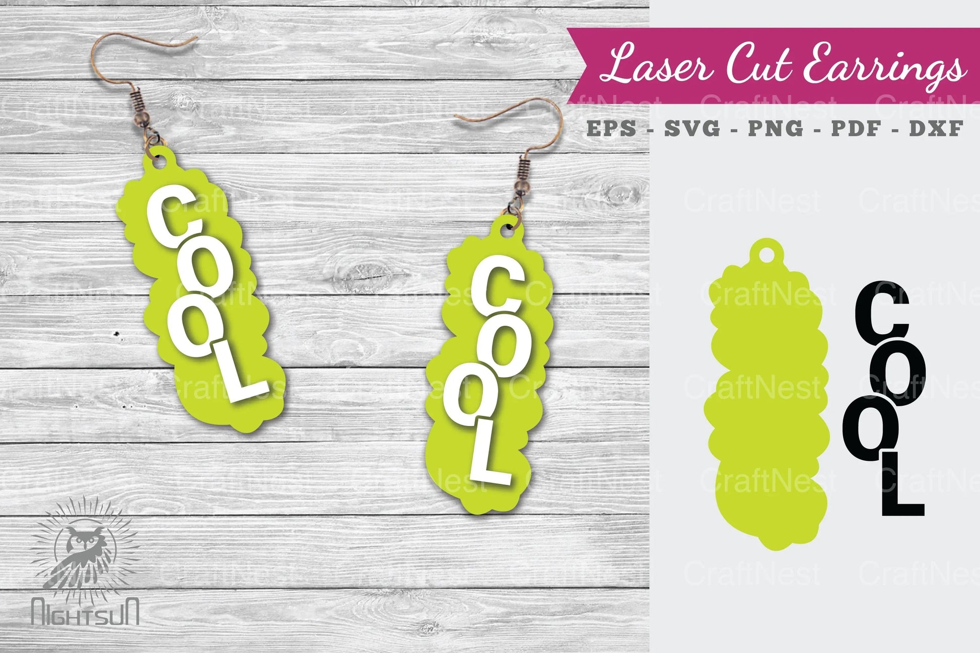 Cool Laser Cut Earrings Clipart Bundle - CraftNest - Digital Crafting and Art