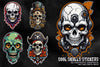Cool Skulls Stickers